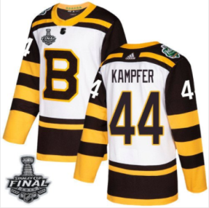 Bruins #44 Steven Kampfer Weiß Classic 2019 Stanley Cup Final Stitched